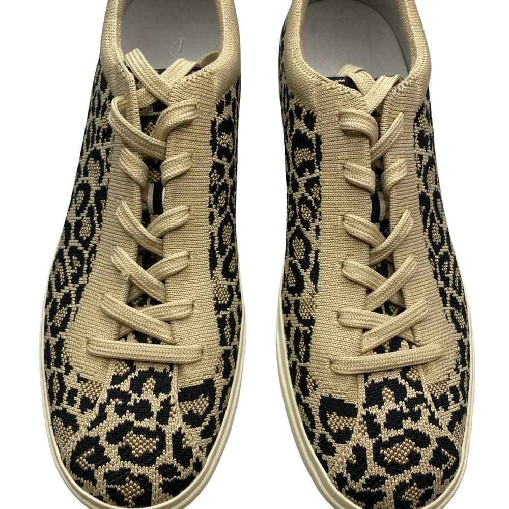Rothy's Tan and Black Desert Cat Sneakers - Picture 2 of 8